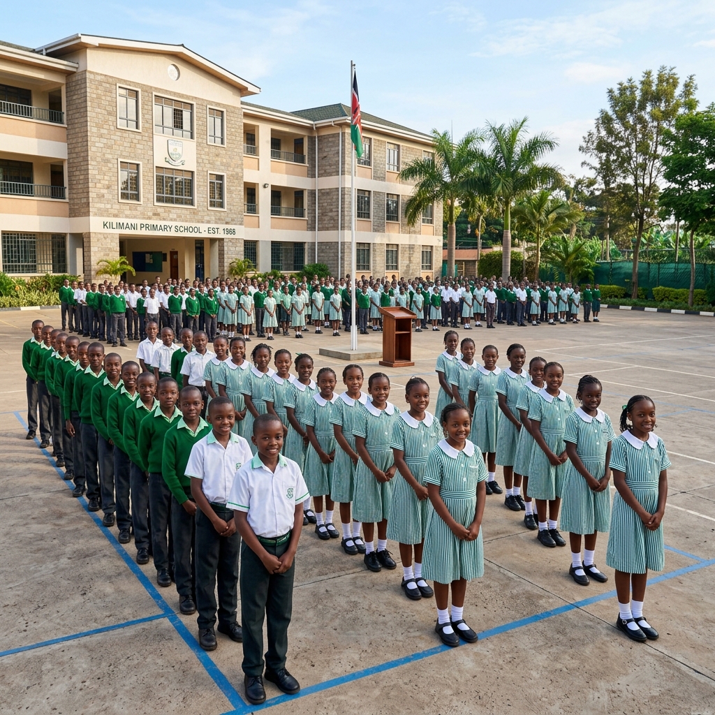 MyEduRide School Assembly Ground Students